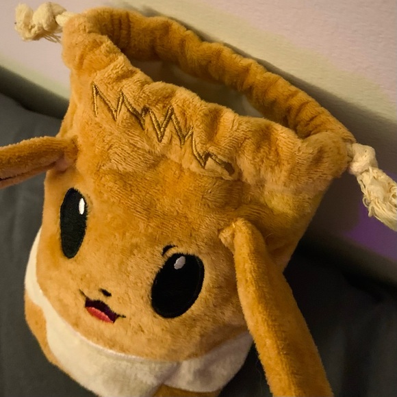 Eevee Pokemon Plush Pouch Bag - Picture 5 of 5